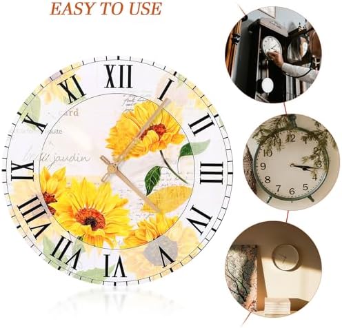 UKCOCO - Silent Quiet 10 quartz clock movement kit