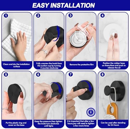 Suction Cup Robe Towel Hooks