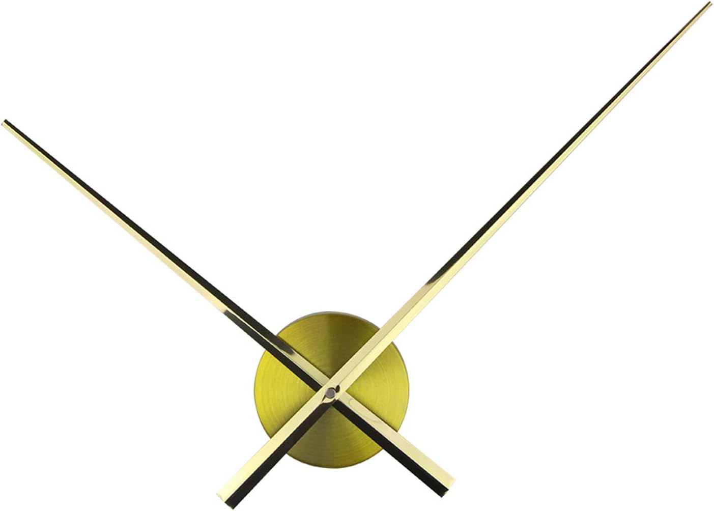 Large Wall Clock with Open Hour Hands - Modern Design