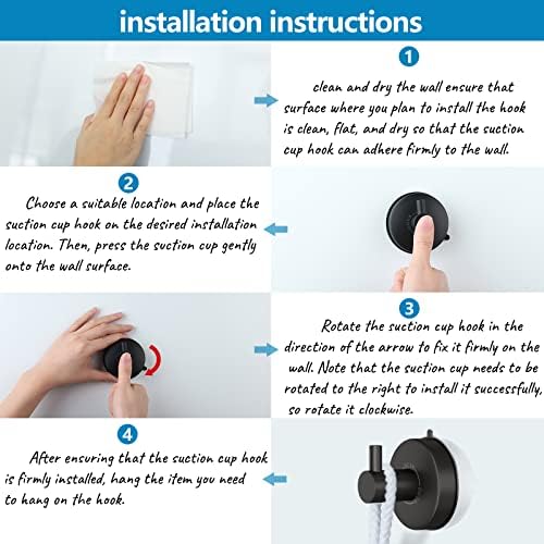 DGYB Suction Cup Towel Hook Set