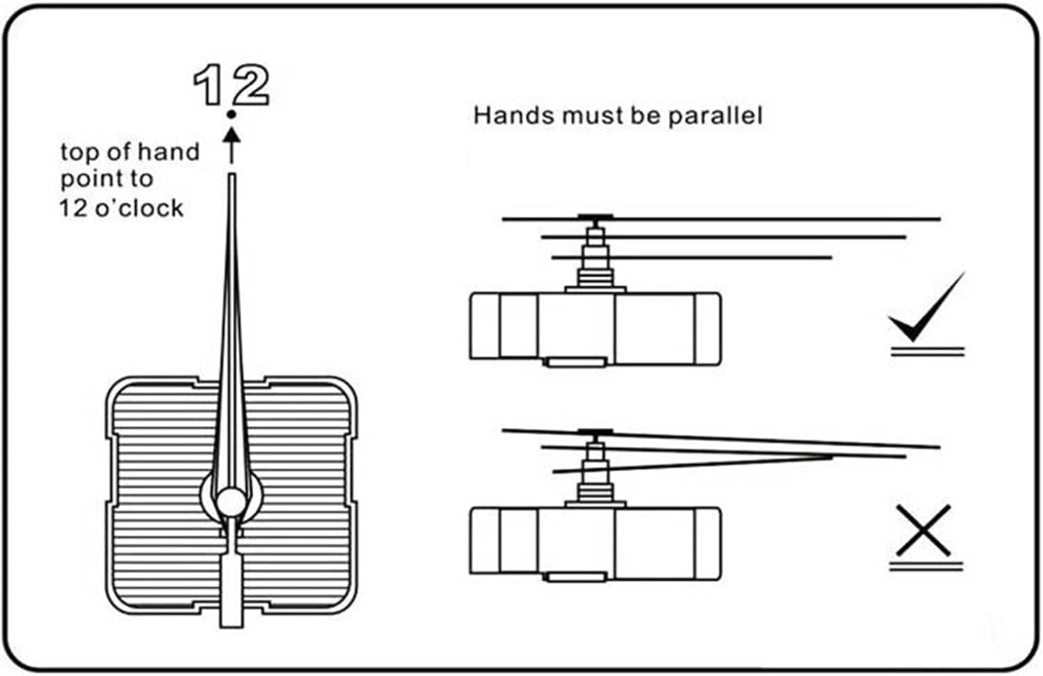ZEPFJHE Premium Replacement for Clock Movements