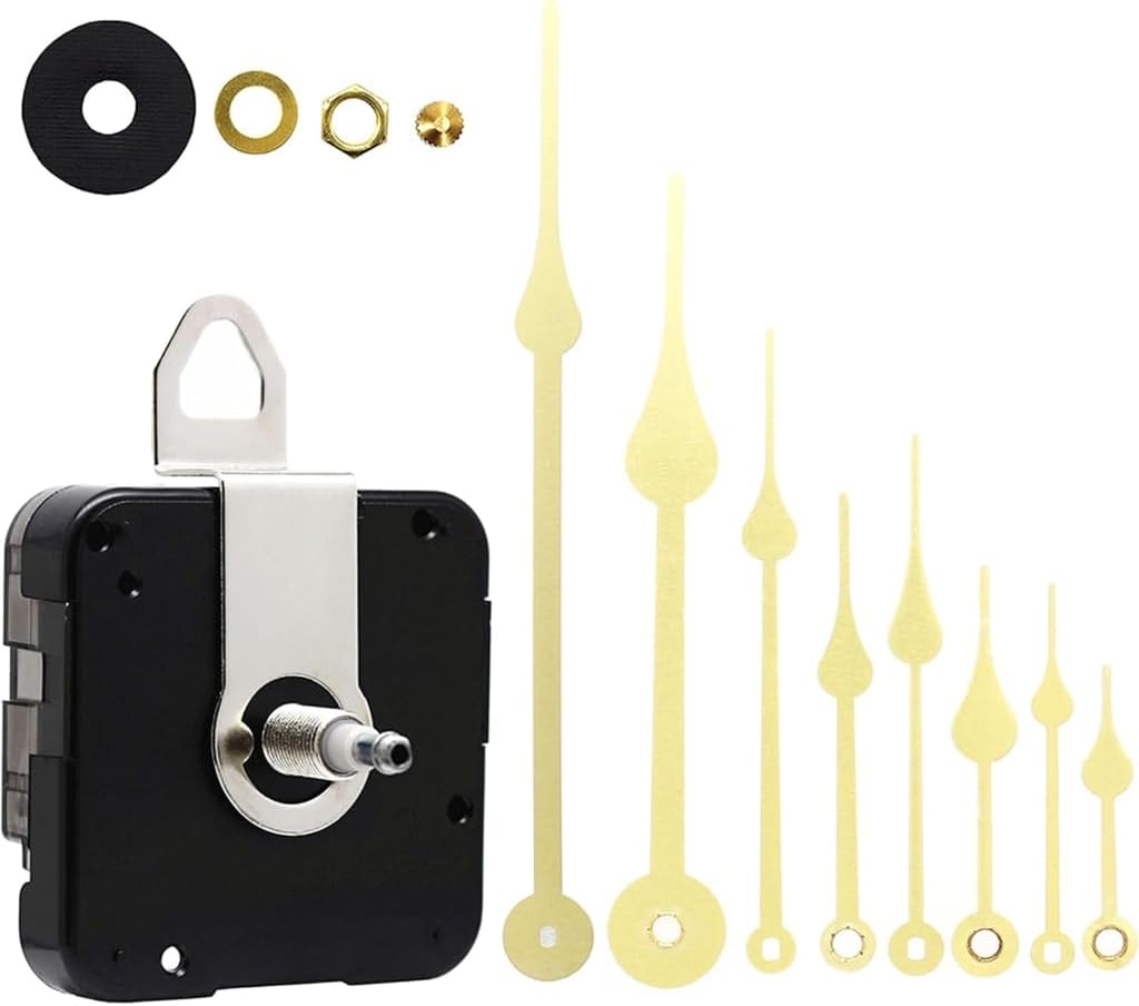 DIY Wall Clock Parts Set - Precision Timer for Home Office Use