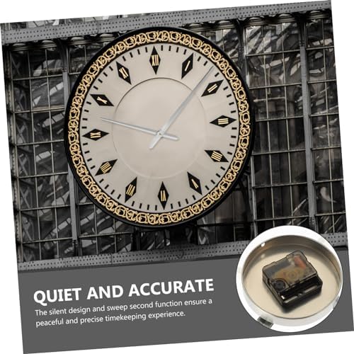 LIFKICH Metal Silent Clock Movement with Cross-Stitch