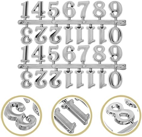 Doitool Digital Clock Numbers - Replacement Set for Home Wall Clocks