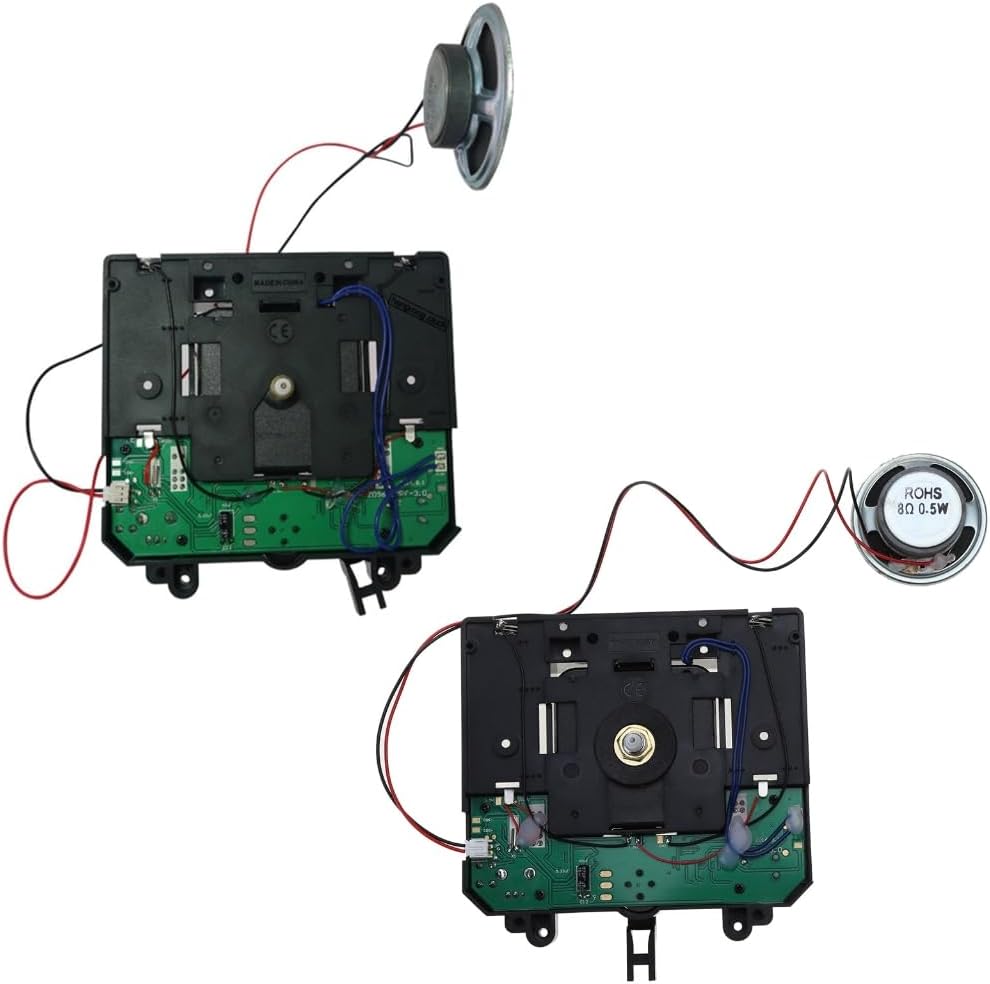CVZQTESimple 300g Plastic Music Box Clock Movement