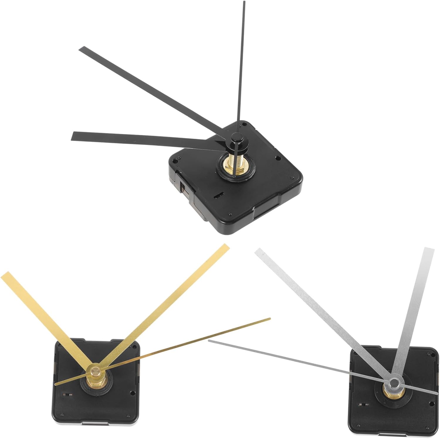 3 Sets Silent Clock Movement Mechanism DIY Clock Hands Kit Clock Parts Replacement