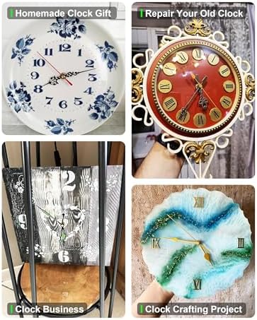 Easy Clock Hands Replacement Kit - 8 Pcs for Your Wall Table Clocks