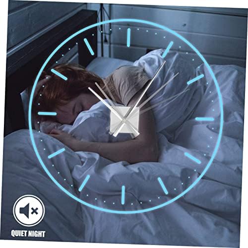 IWOWHERO Clock Mechanism Replacement Metal Plastic Kit for DIY Home Clock Replacement