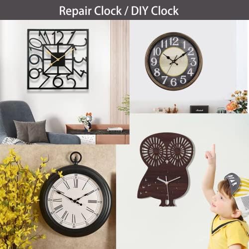 DEEWISH Battery-Operated Quartz Clock Movement Replacement No Hands