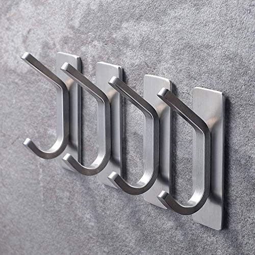 Durable Wall Towel Coat Hook 4-Pack