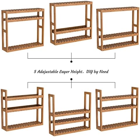 Dominax Bamboo Bathroom Storage Shelf
