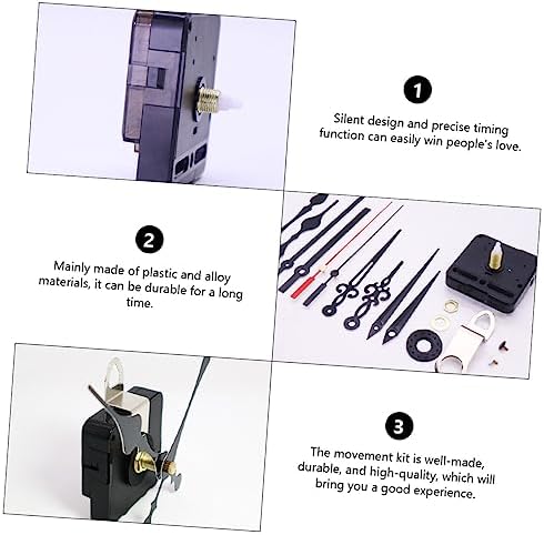 Elegant Precision Clock Kit for DIY and Home Decor