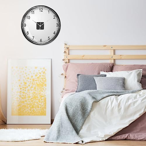 Supvox Reverse Rotating Quartz Wall Clock Movement Kit - Silver