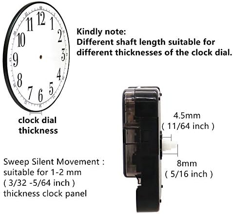 Craft Clock ReplacementShaft Durable and Easy to Install