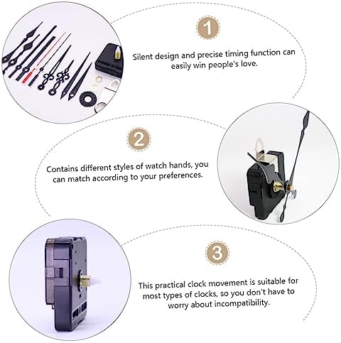 Elegant Precision Clock Kit for DIY and Home Decor