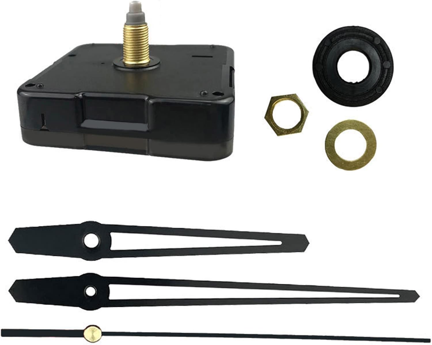 QIEIEI Replacement Clock Movement Kit with Hands for Repairing Wall Watches