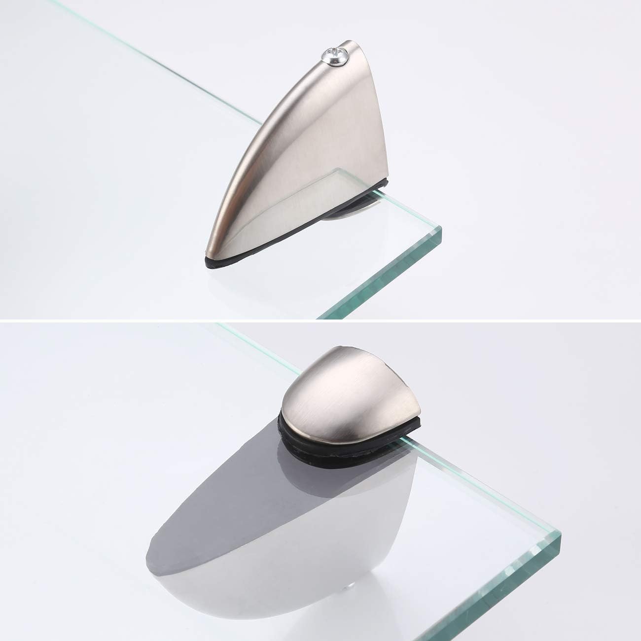 Sturdy Tempered Glass Organizer Shelf