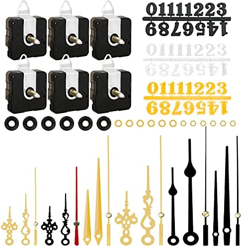 Precision quartz wall clock mechanism kit for DIY repairs