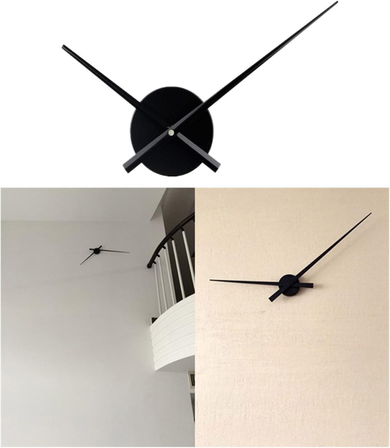CISHZIX Modern Wall Clock Mechanism with Open Design