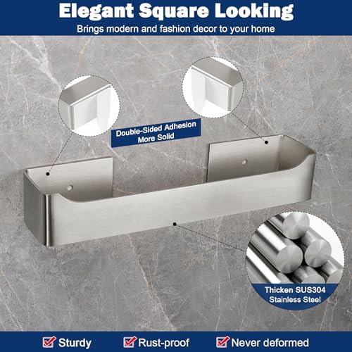 NearMoon Self-Adhesive Hand Towel Holder Rust-Resistant Towel Rack