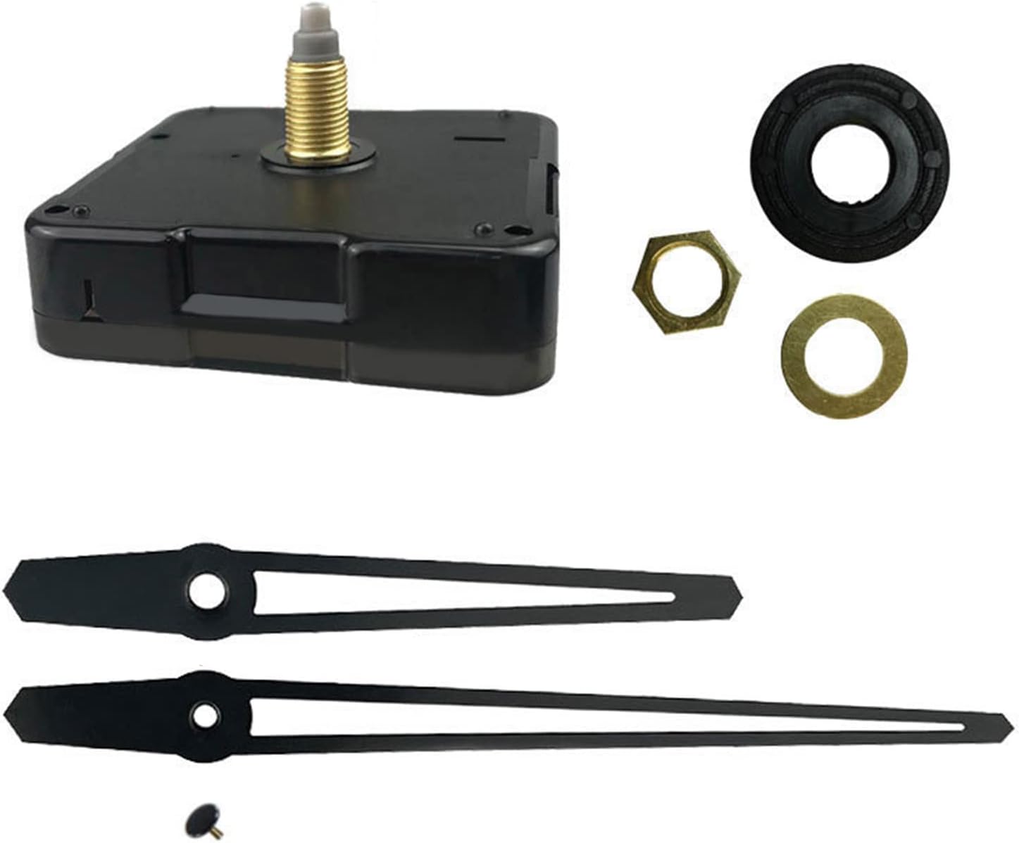 QIEIEI Replacement Clock Movement Kit with Hands for Repairing Wall Watches