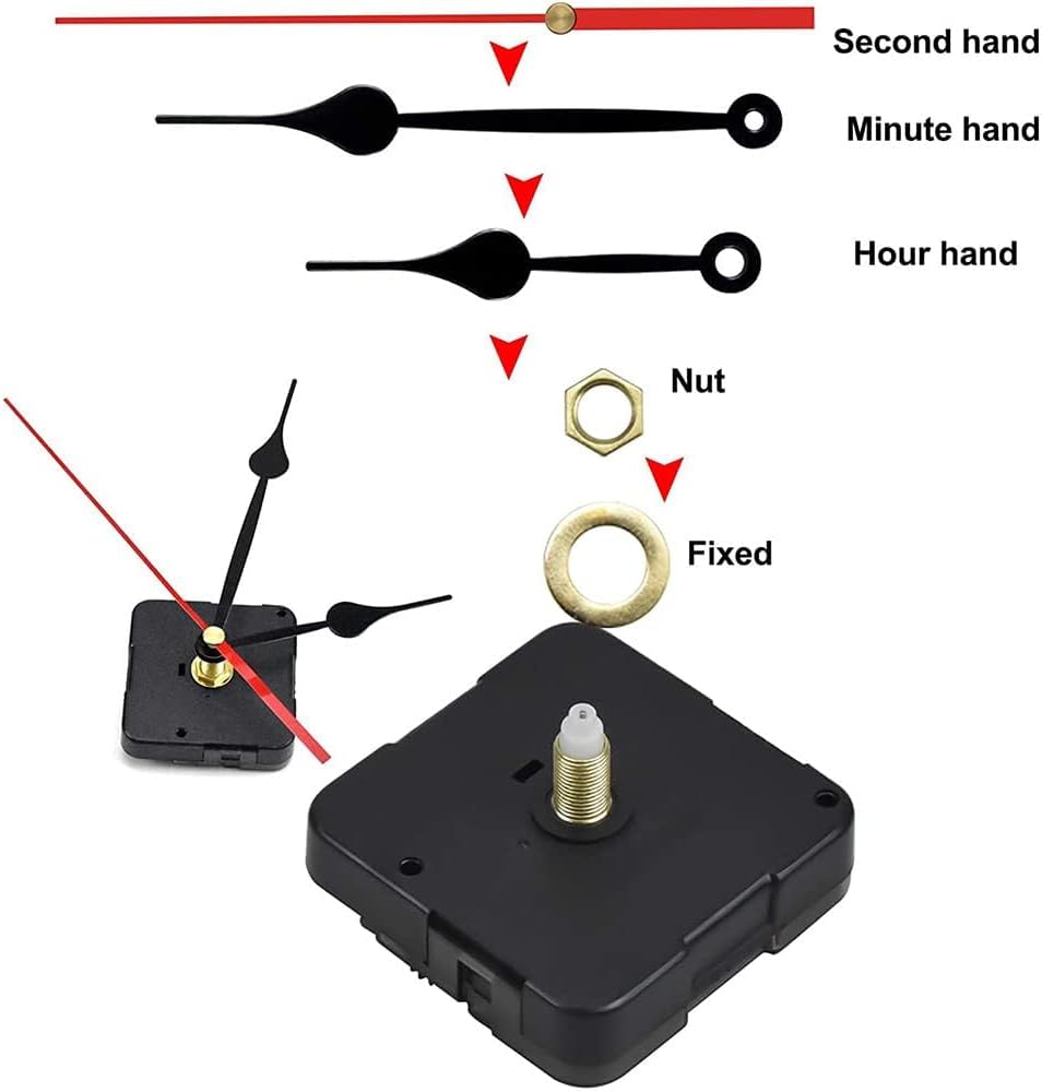 7 Sets Quartz Clock Movement Mechanisms