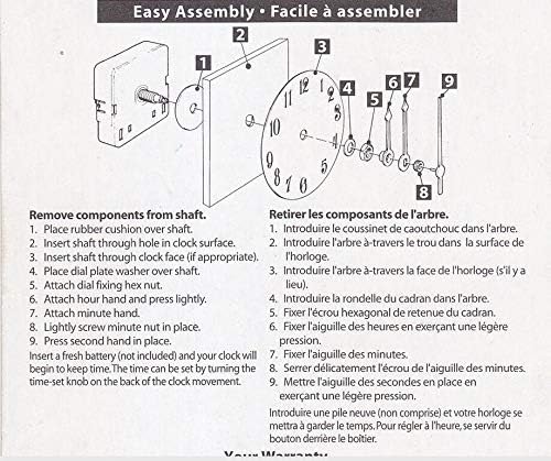 Ultimate Clock Movement Kit for DIY Repair