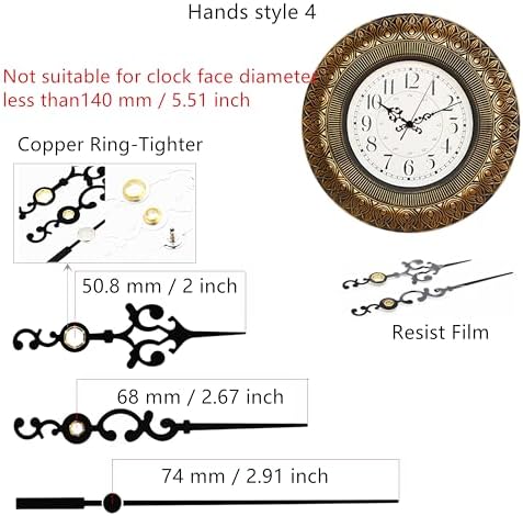 Craft Clock ReplacementShaft Durable and Easy to Install
