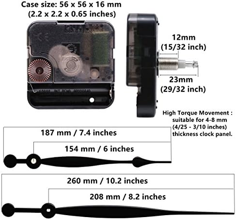 Premium Battery-Operated Clock Movement Parts for DIY Clocks