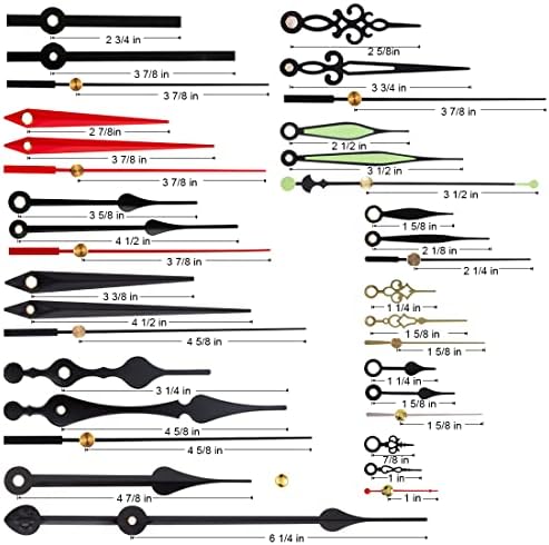 9-Piece Clock Kit for DIY Clock Replacement and Repair