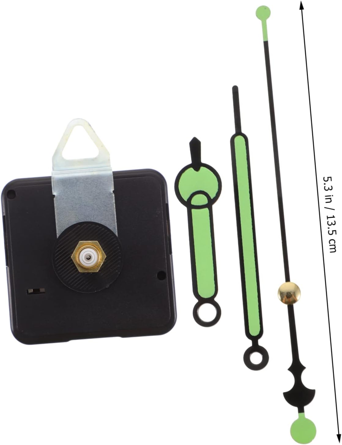 Silent Plastic Clock Movement Kit with Luminous Hands for DIY Clocks