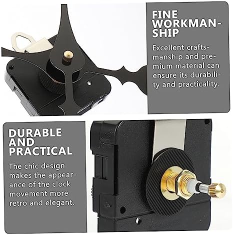 Elevate Your Clock Precision Metal Plastic Clock Movement Set