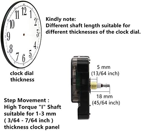 12888 TIKROUND Include Hands Wall Clock Movement