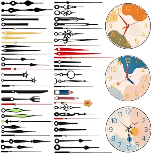 20-Style Paraor Clock Hands Kit for DIY Repair Clock Parts