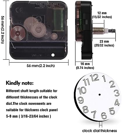 Sturdy Wall Clock Movement Replacement