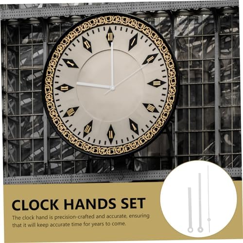 10 Set White Wall Clock Hands for DIY or Repair Use