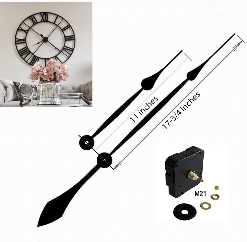 WYZBEN 17-inch Large Hands for Clock Movements