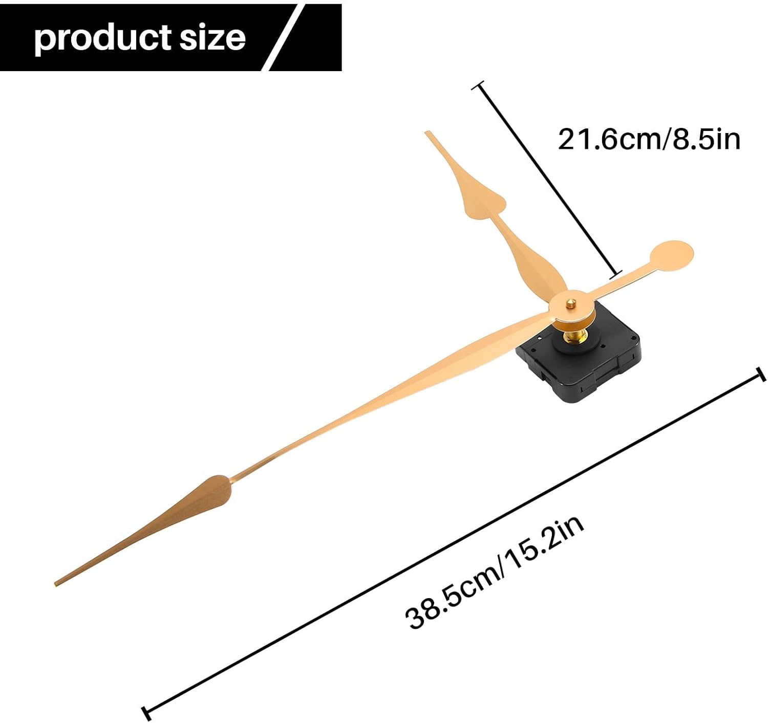 Strong Durable Gold Precision Clock Movement