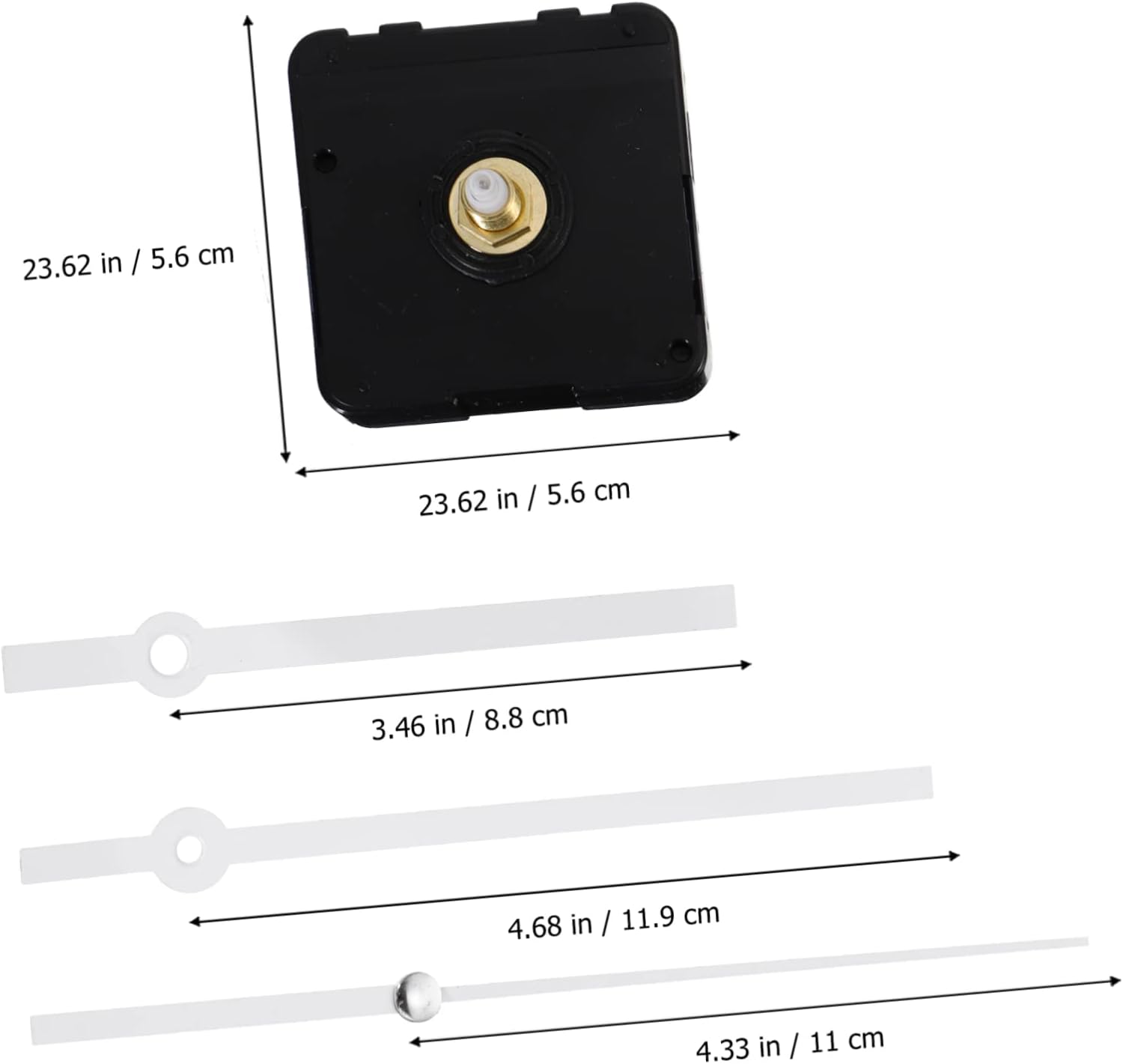 Simple DIY Clock Movement Kit Precise Battery-Driven Watch for Modern Clocks