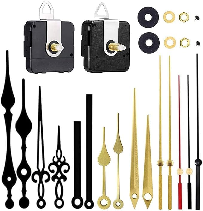 Silent Clock Repair Kit Two-Piece Precision Mechanism
