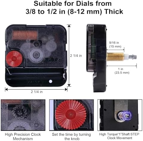 EMOON Clock Movement Kit for Large Clocks