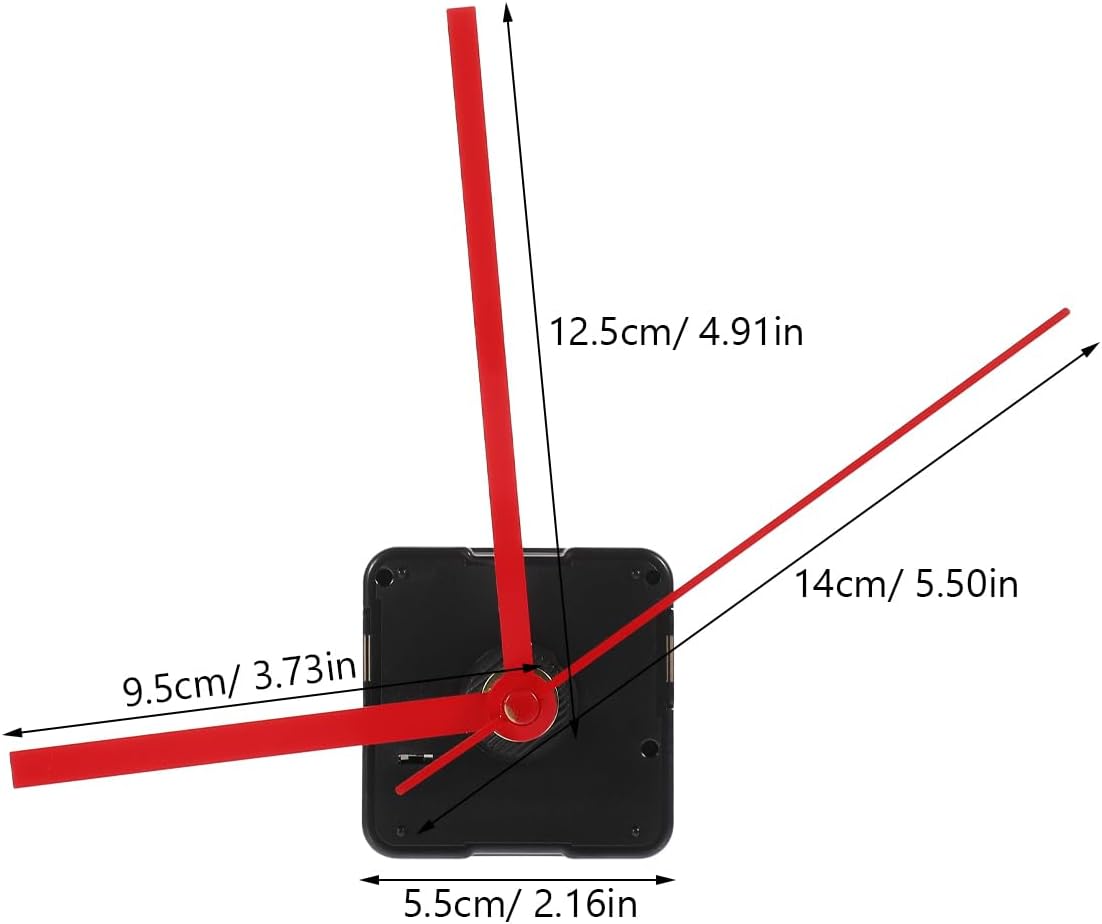 Veemoon Replacement Clock Mechanism Kit for Wall Clocks