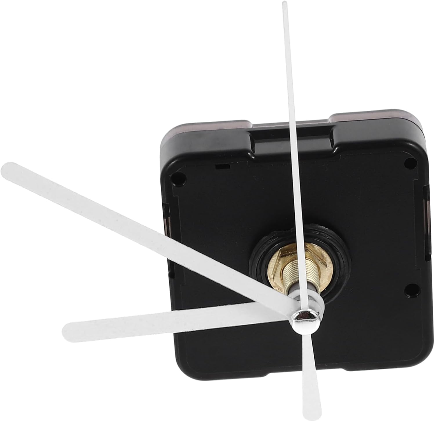 Angoily Clock White Wall Clock Hands Plastic Mechanism Kit