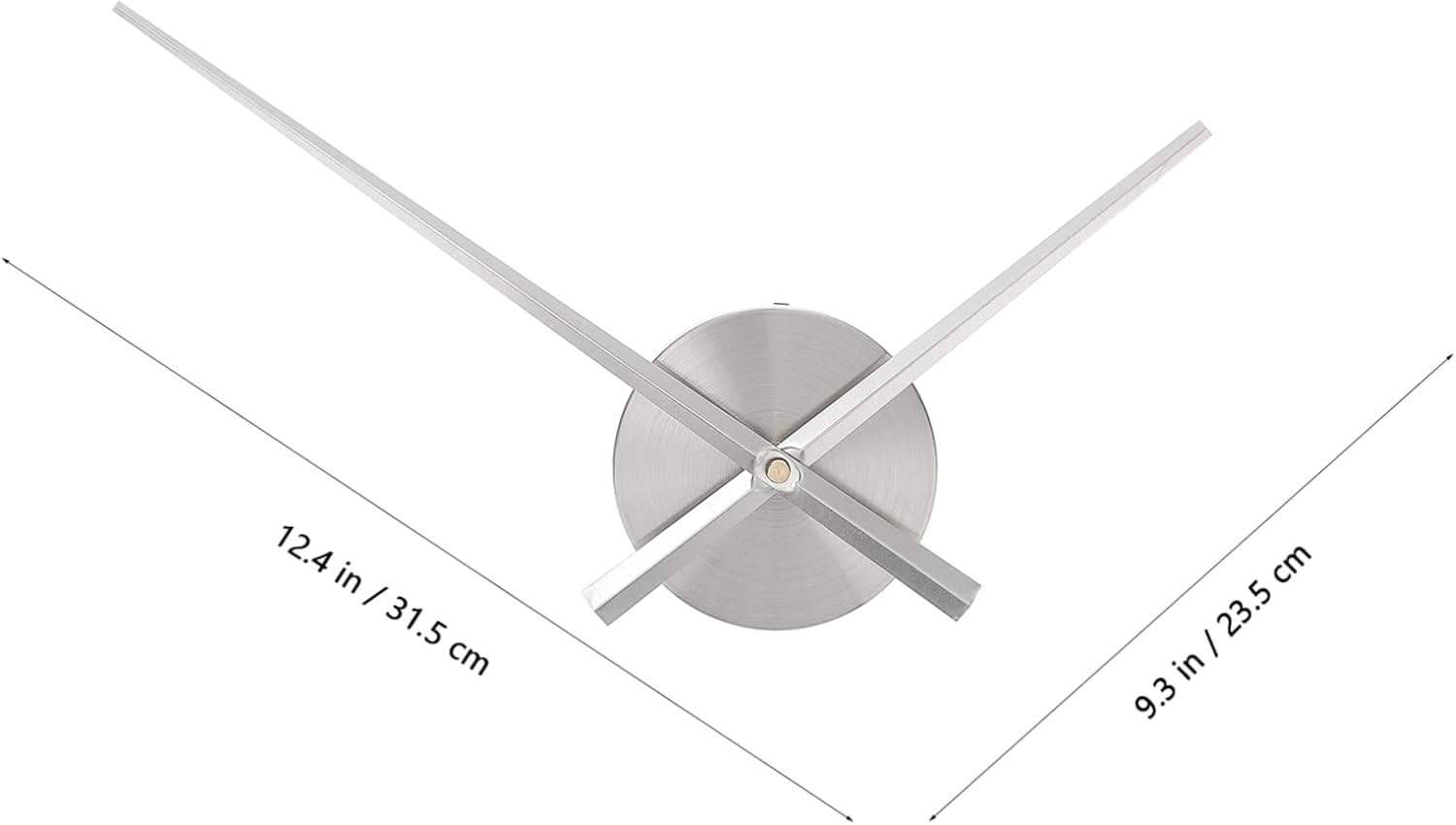 Versatile 3D Wall Clock with Mechanism Kit