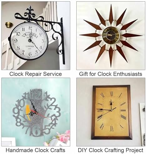 Atyusvic 4PCS Silent Clock Movement for DIY 185mm Soft Start Mechanism