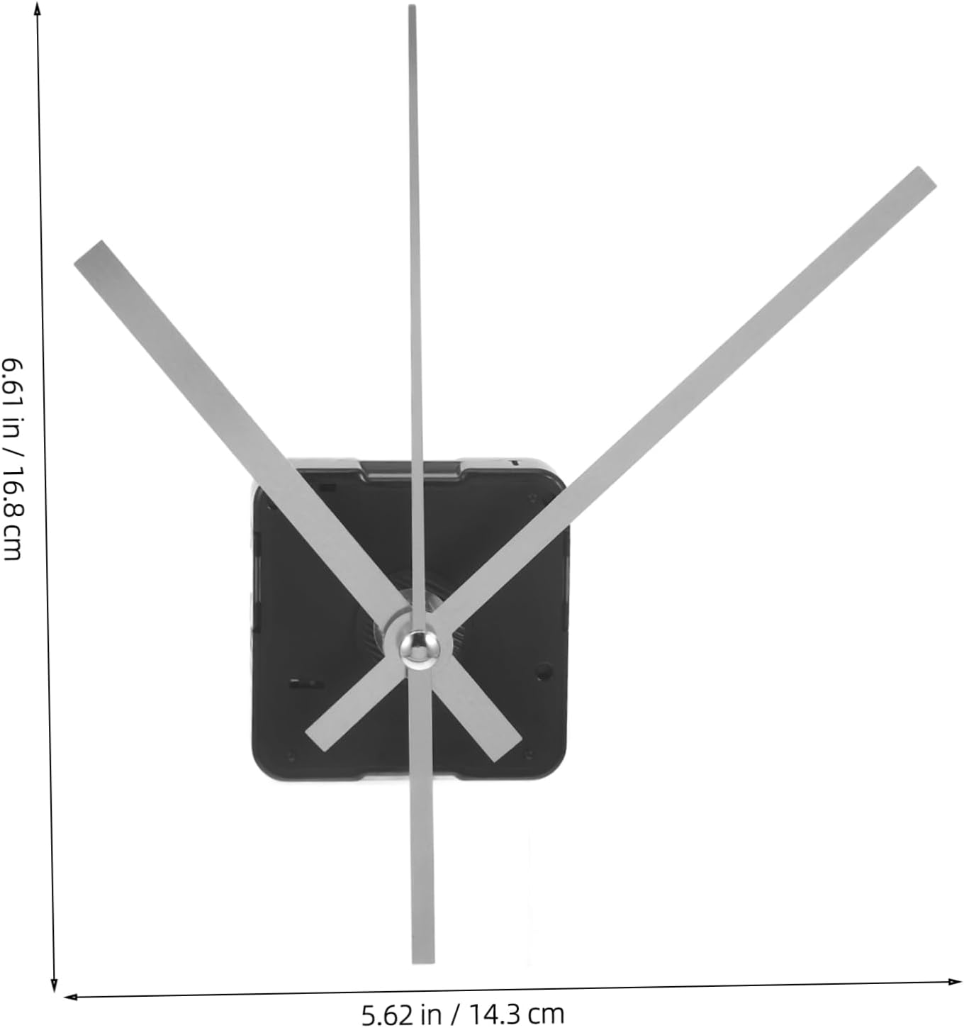 Silver Noiseless Clock Mute Kit