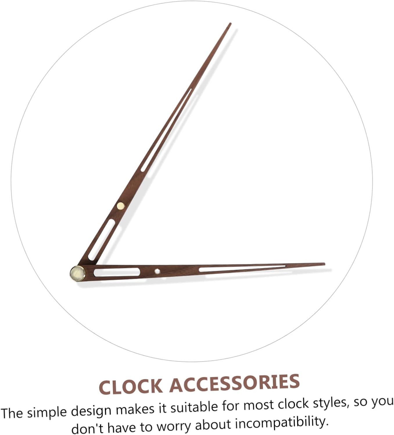 Mikikit 50cm Wall Clock Hand Replacement Set - Modern Nordic Style