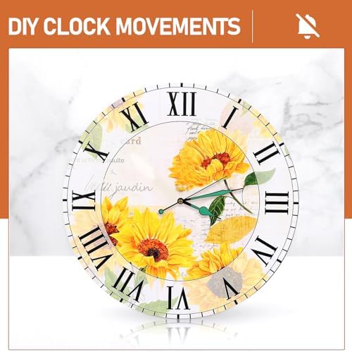 DOITOOL Wall Clock Replacement Movement Kit - Green