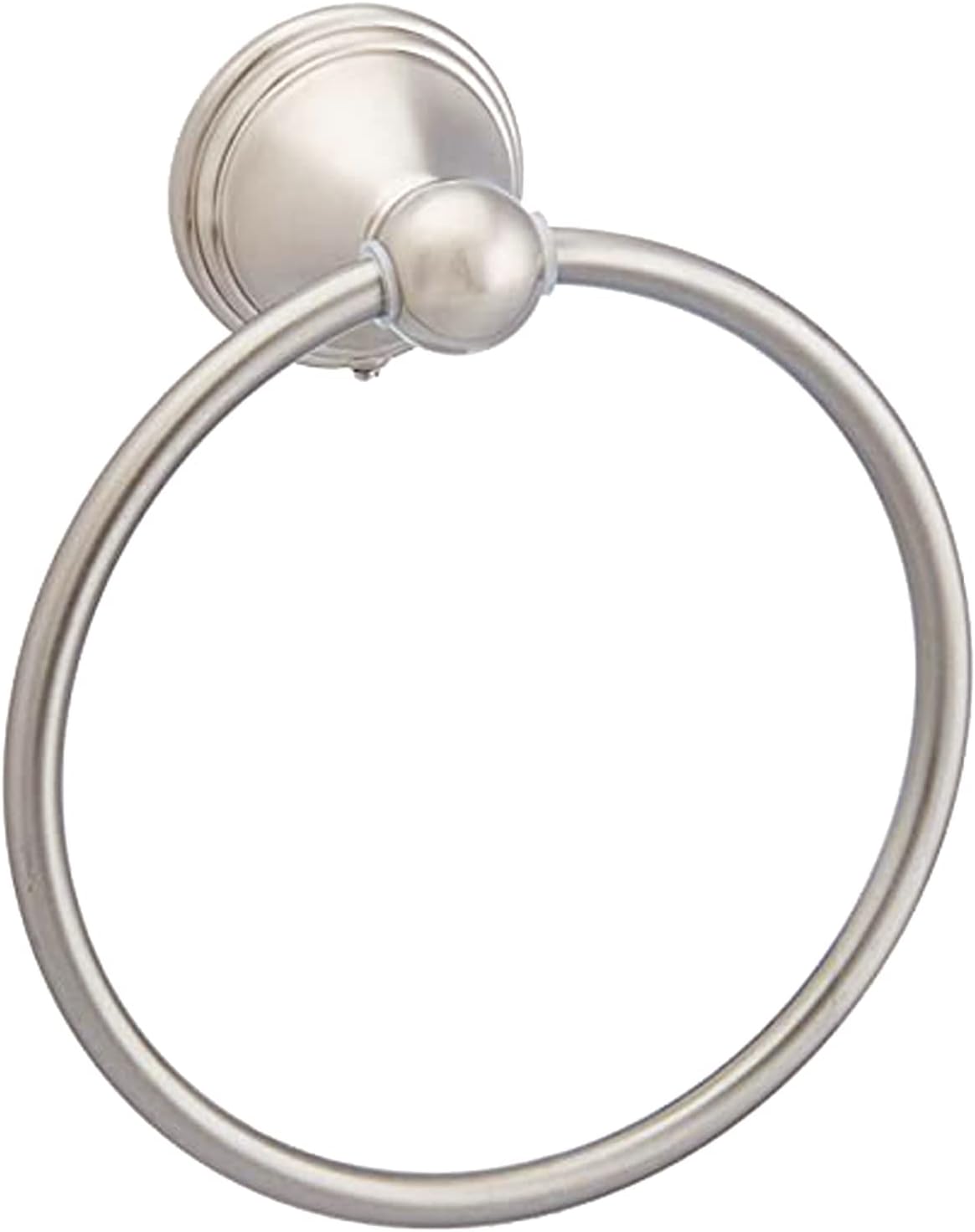 Modern SATIN NICKEL towel ring for bathroom