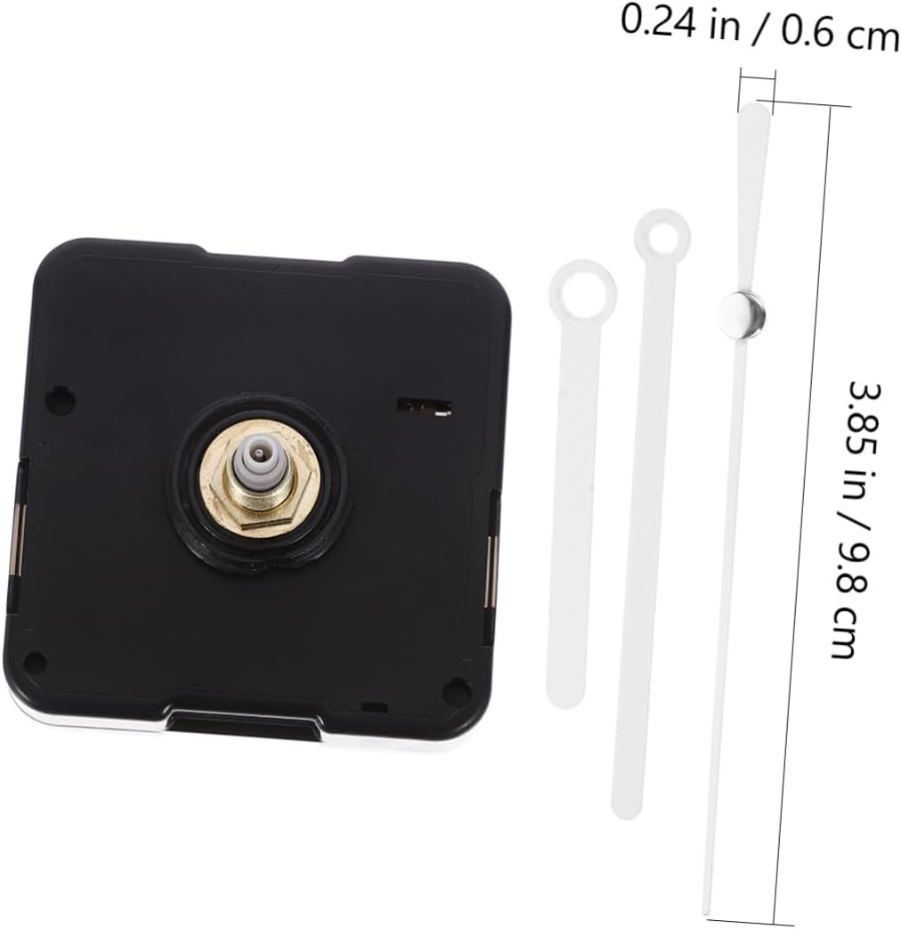 Classic Wall Clock Mechanism with Durable Plastic Hands